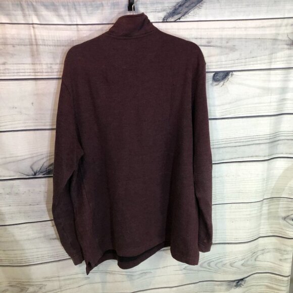 Haggar maroon Half zip burgundy pullover - Picture 11 of 15